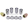M12x1.5 M12x1.25 Universal Car Wheel Lock Lug Nuts with 2 Keys Alloy Steel Forged Auto Tire Wheel Bolts