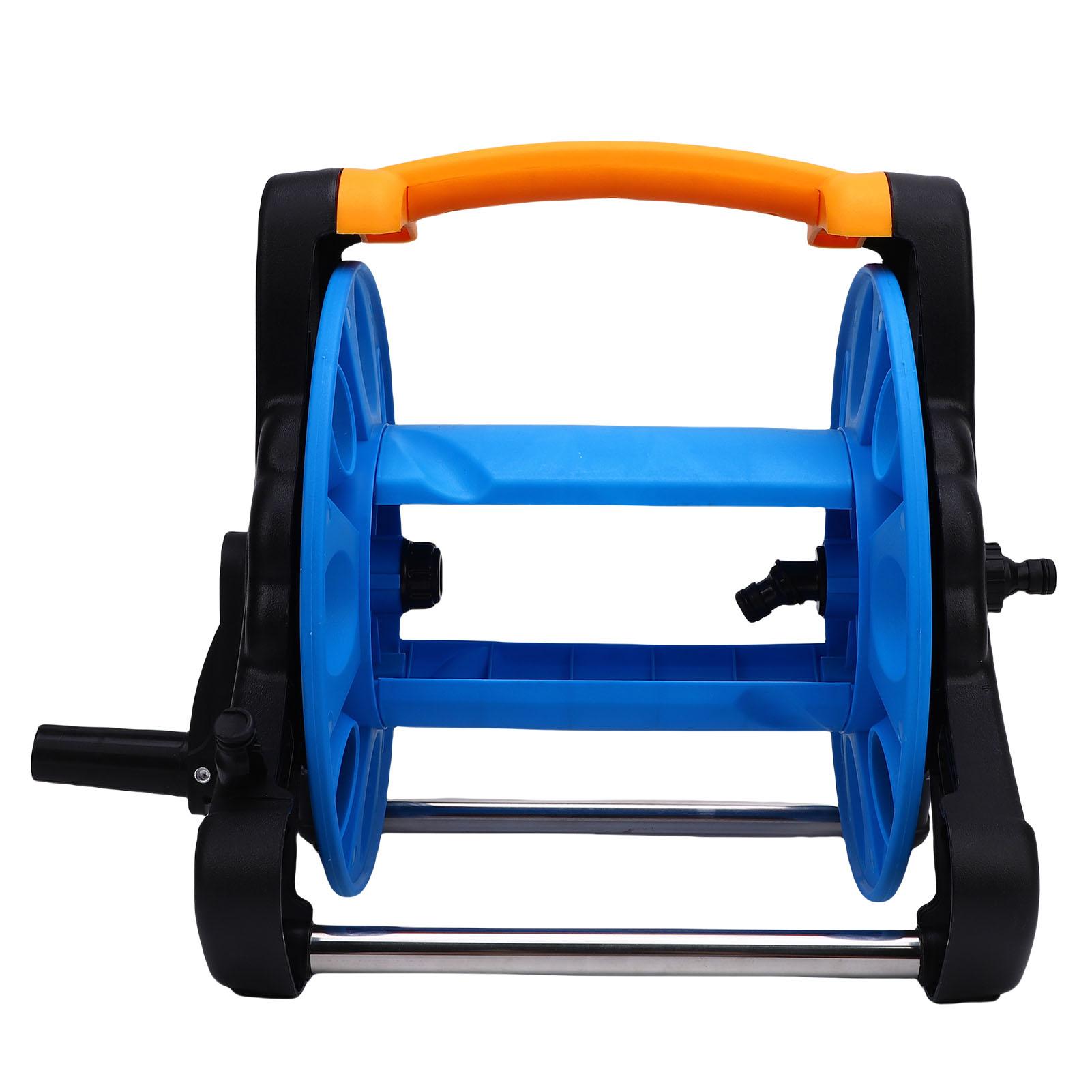 

Тележка для шланга из ПП Легкий настенный портативный держатель для водяного шланга для 114,8 футов водяной трубы