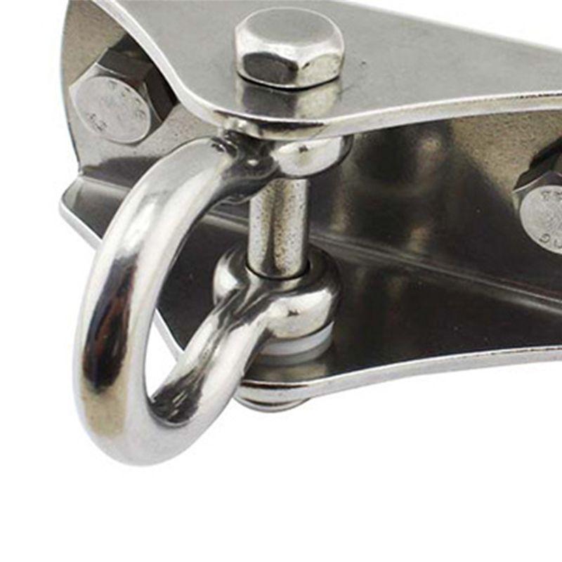 ABJI-1 Pcs Outdoor Hammock Hook 304 Stainless Steel Swing Hook Indoor Wall Fixed Hook Safety Buckle