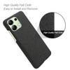 For Xiaomi Redmi Note 13 4G Phone Case Hard PC+Cloth Anti-slip Cover