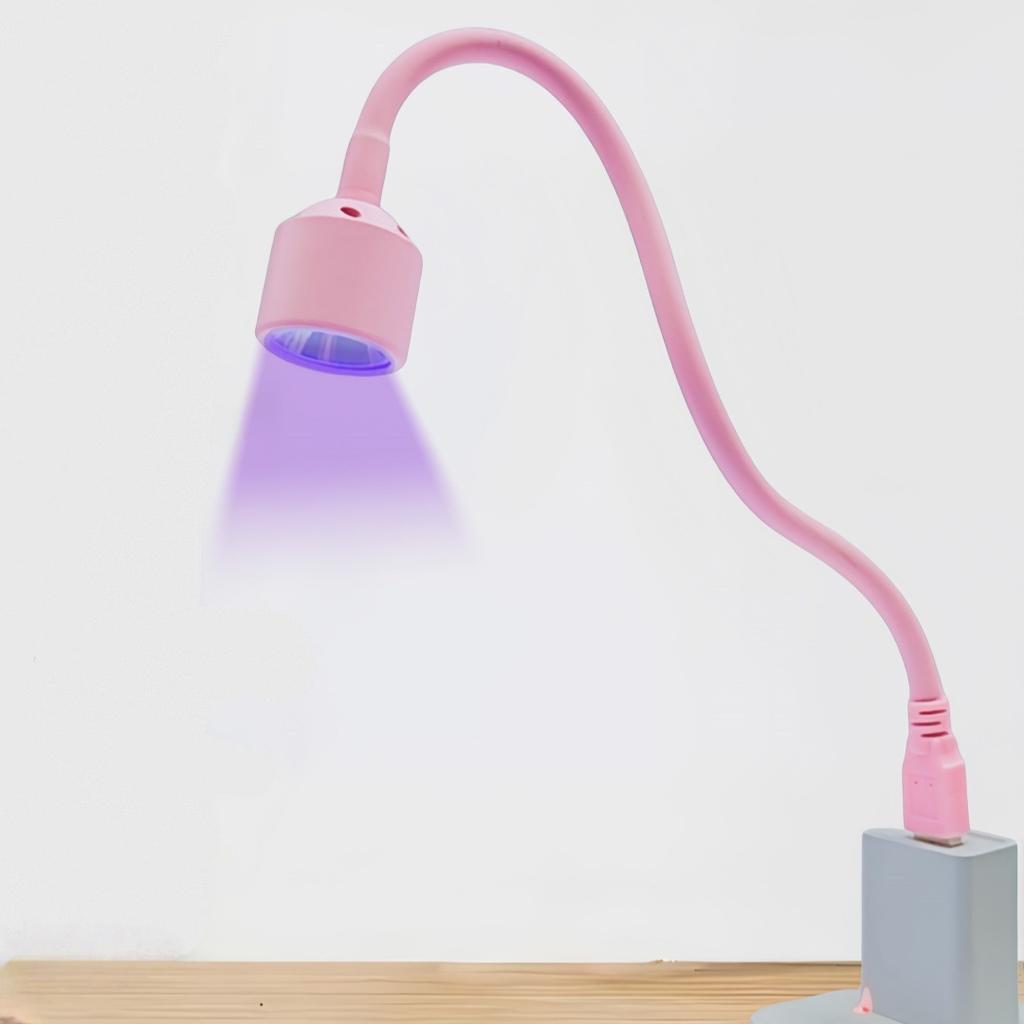 1/2PCS USB Portable LED Nail LampUV Gel Curing Light For Gel Nails 360° Freely Adjustable Tube Dryer Drying Nails Art Decoration