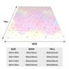 Crescent Moon And Bunny Rainbow Pattern Blankets Throw Blanket Lightweight Throw Blankets for Bedding Throws Bedspread Quilt