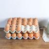 2PCS PP Egg Storage Container 3 Rows Egg Preservation Box Fresh Egg Tray Holder  Kitchen
