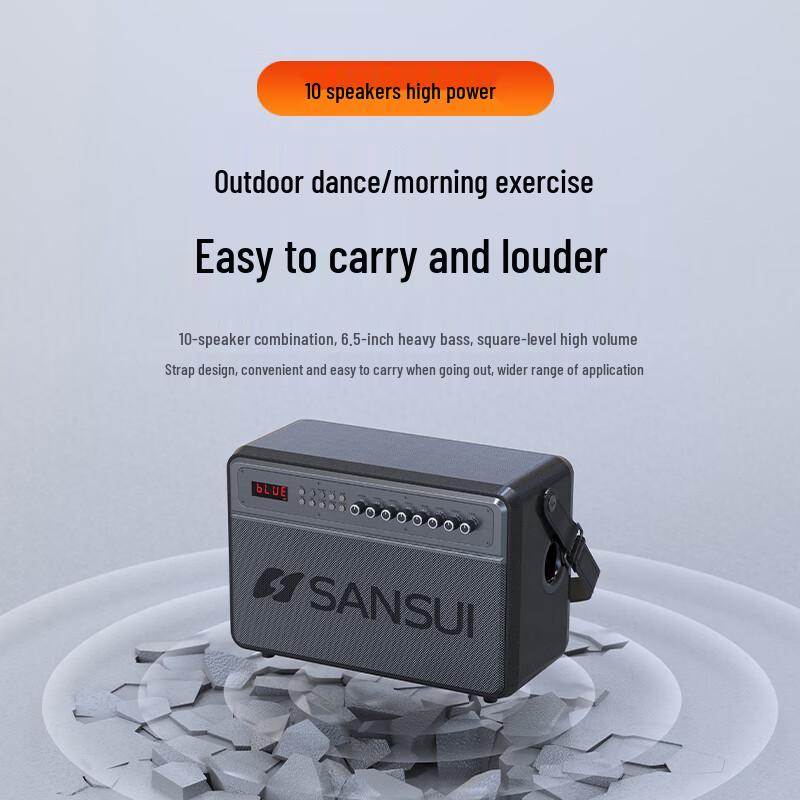 SANSUI Portable Karaoke KTV Speaker System