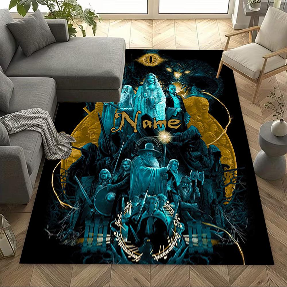 Fantasy World Spirits Personalized Text Carpet Design for Dormitory Dining Room Study room Bedrooms Antislip Carpet Anime Office Decor
