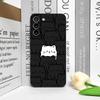 Coque de téléphone Cartoon Couple Chat Noir Blanc pour Motorola Moto Edge 50 Fusion 40 30 Neo G34 E14 G75 X40 G85 G54 Pro 5G Coques Souples