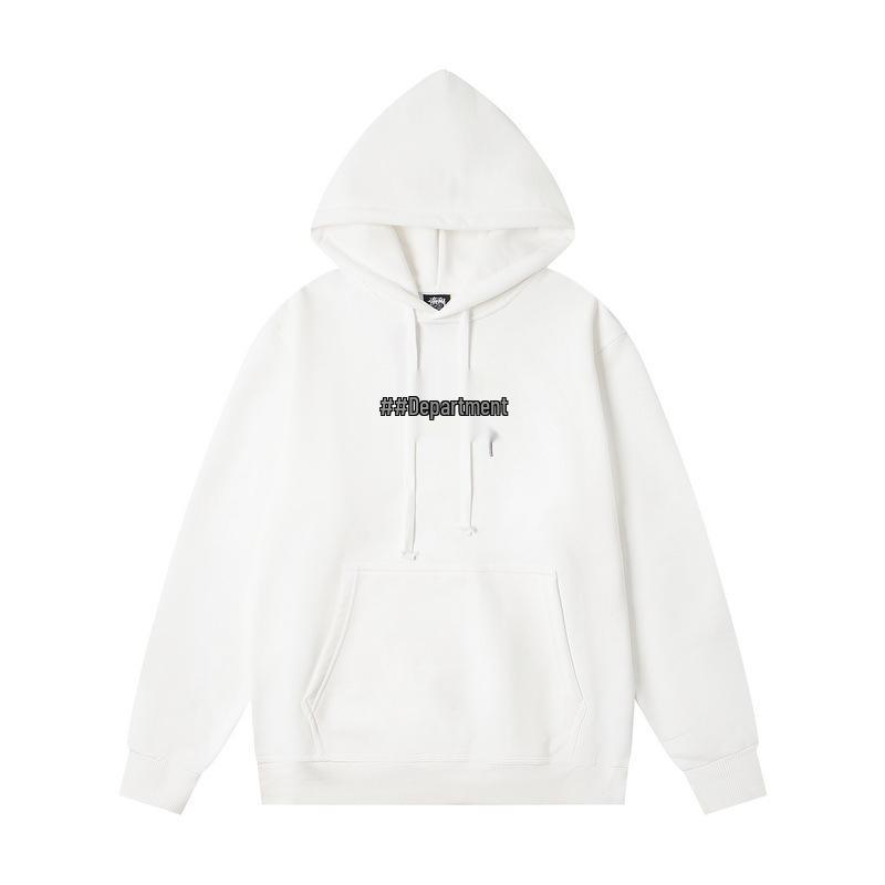 Trendy New Arrival: Unisex College Style Loose Hoodie with Embroidered Letter Logo