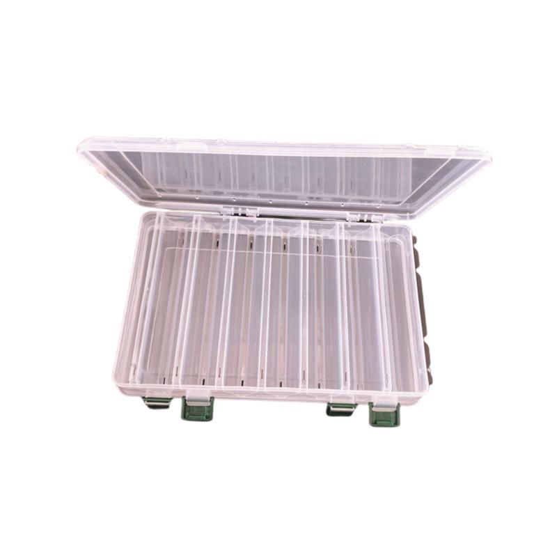 

Iso Fishing Double Layer Waterproof Lure and Bait Box - Large & Medium Storage Small прозрачный