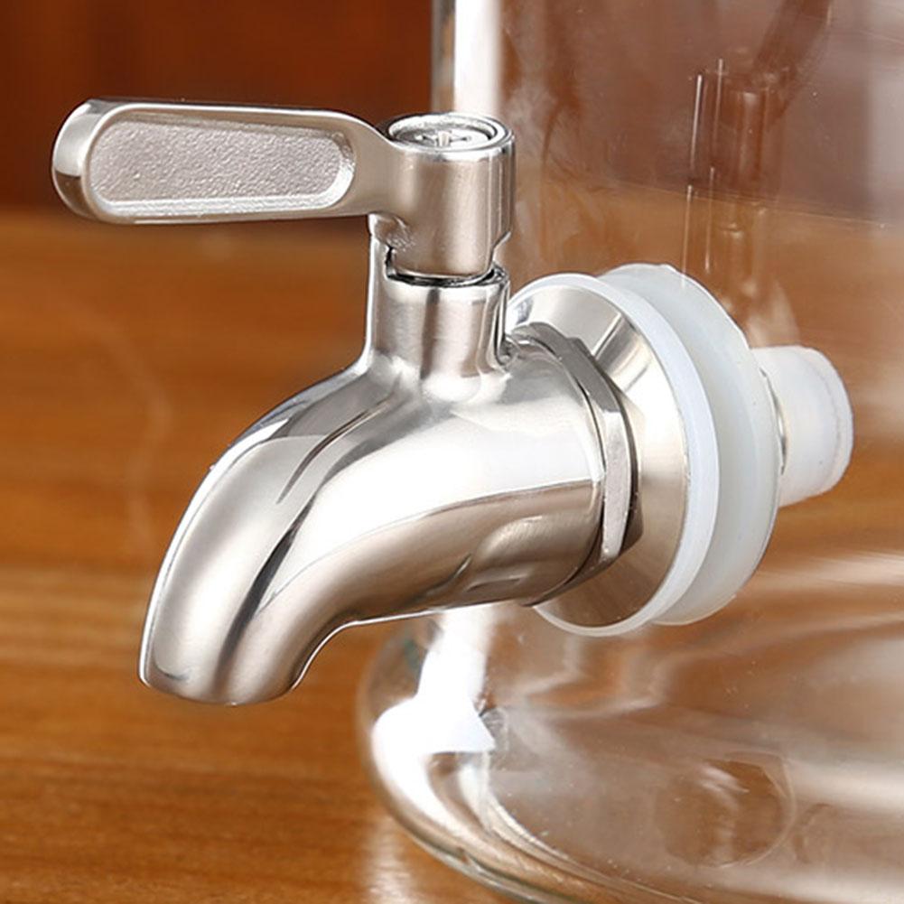 Bar Tools Faucet 12mm Aperture 304 Stainless Steel 8*6cm Drinks Dispenser Tap For Beverage Juice Replacement Part Druable