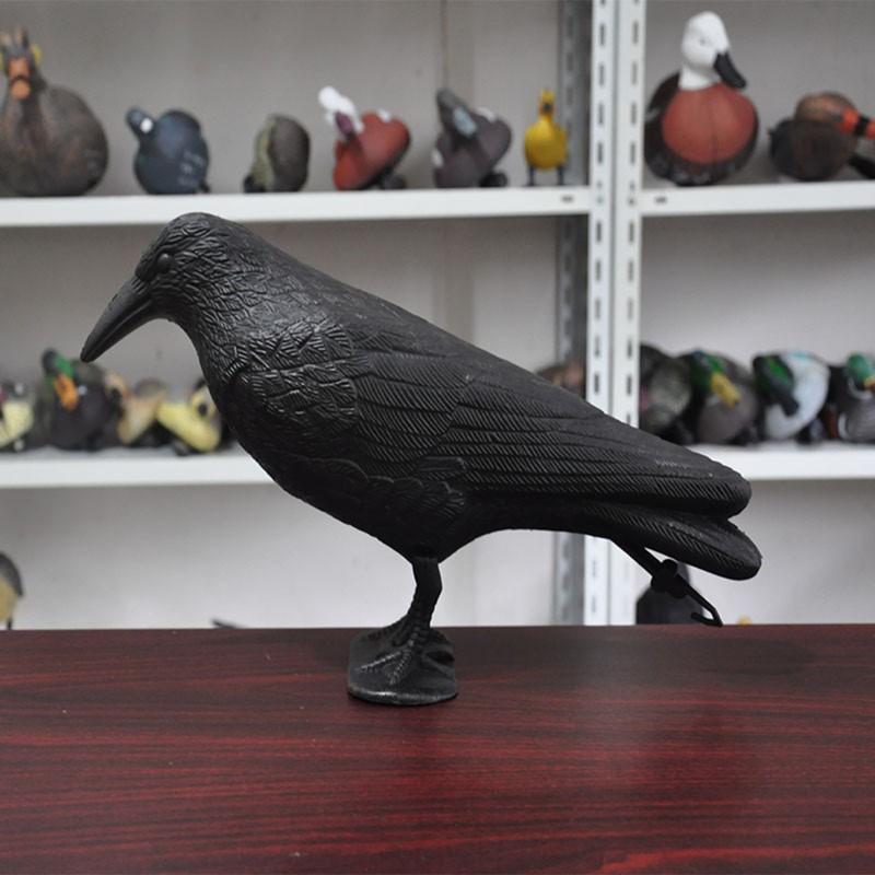 Simulation Black Crow Raven Bird Repellent Pest Control PigeonRepellent Garden Decoration Outdoor Decoracion Accessories 2025