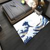 Japanese Style Printed Carpet Living Room Home Decor Sofa Table Rug Anti Slip Chair Cushion Lounge Mat Picnic Camping