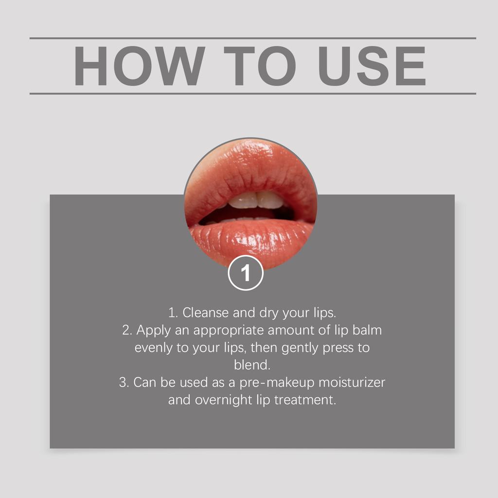 Nourishing Moisturizing Lip Balm, Hydrating & Smoothing Lips, Non-Sticky Glossy Lip Care