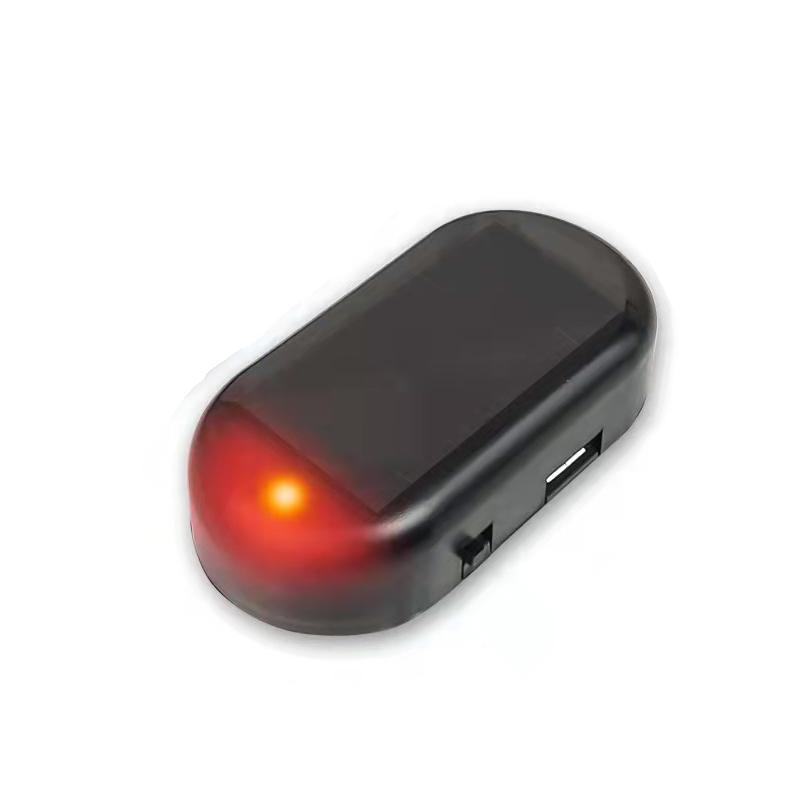 Car Mini LED Warning Light Prevent Rear-end Collision Solar Power Strobe LED Light Anti-Theft Flashing Lamp For Motorcycles