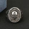 Fashionable Men's Skull-themed Fashion ring-Unique design,Statement clip,Comfortable clothing,Suitable for Leisure Activities or Halloween