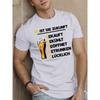 Fun Men's Short Sleeve T-shirt Summer T-shirt Top Pattern Breathable Clothing