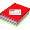 OFIXO 50pcs 150Gsm Color Sheets Printing Papers/Art and Craft Paper A4 Sheets Double Sided Colored Origami Folding Wish