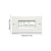 Dust Resistant Black Brush Wall Plate Cable Wall Plate For Wire in Wall Hider Cable Access , Wall Socket
