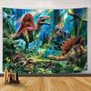 Dinosaur Tapestry Room Decor,Jurassic Ancient Animals Tapestry,Nature Forest Tapestry Wall Hanging Bedroom Living Room Dorm Room