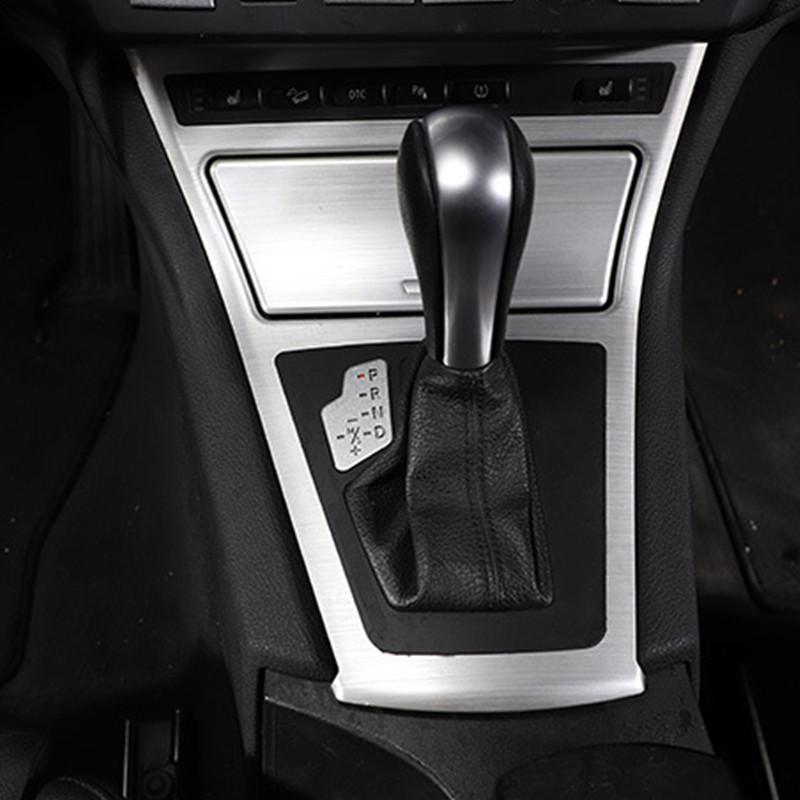 Car Central Control Gear Panel Button Cover Indication Trim Sticker For BMW 5 6 Series E63 E60 04-07 X3 E83 2006-10 E53