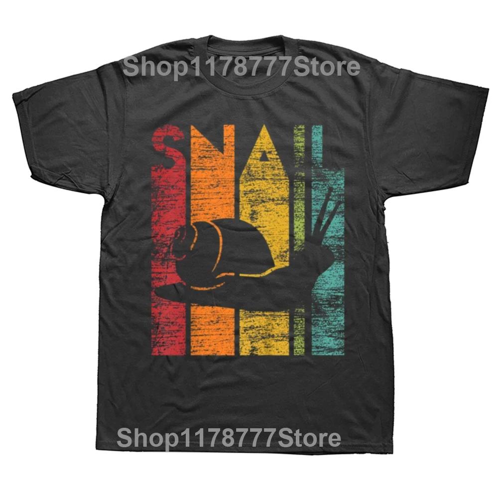 Funny Just A Girl Who Loves Snails Cute Snail Girl T Shirts Cotton Streetwear Short Sleeve Birthday Gifts Tshirt Mens Clothing