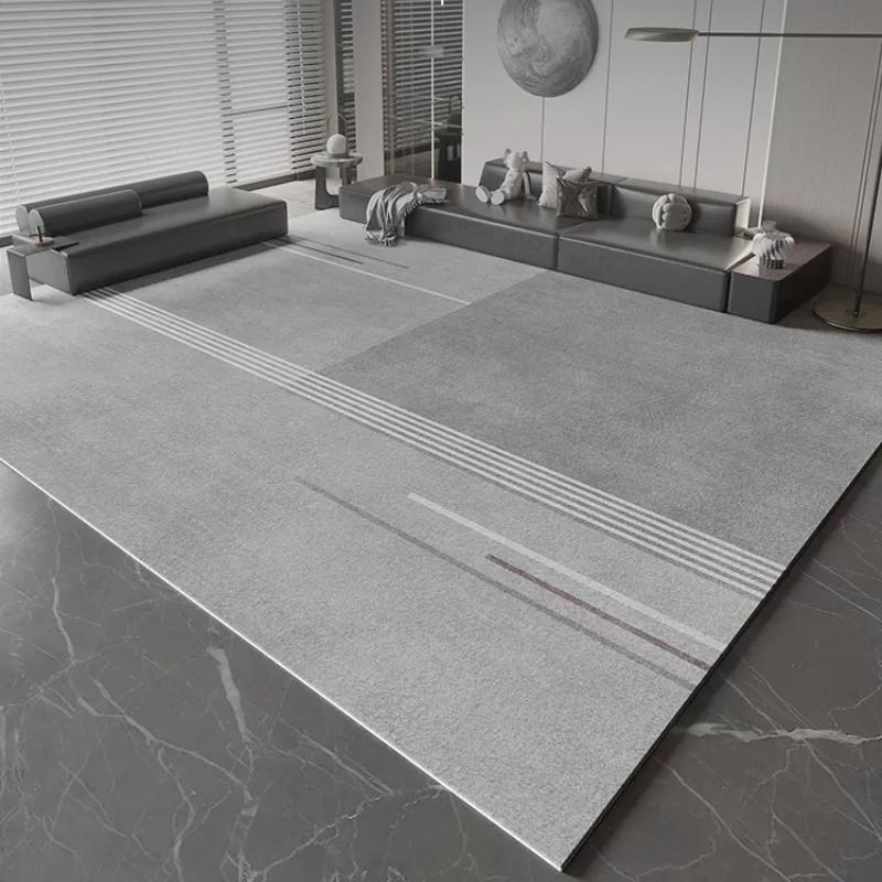 Light Luxury Study Rug Large Area Nordic Style Carpets for Living Room Minimalist Bedroom Decor Bedside Carpet Home Washable Mat