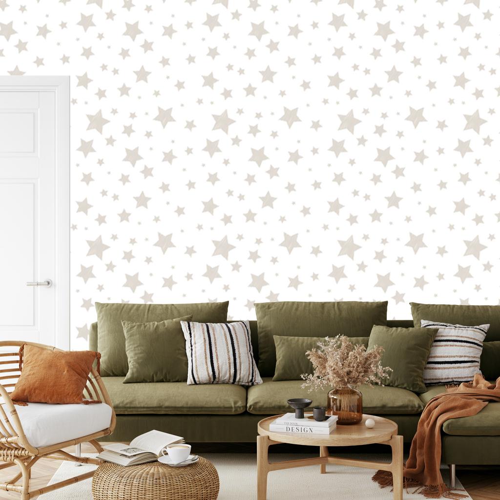 Nice Bright Stars Wallpaper for Living Room and Bedroom 50x1000