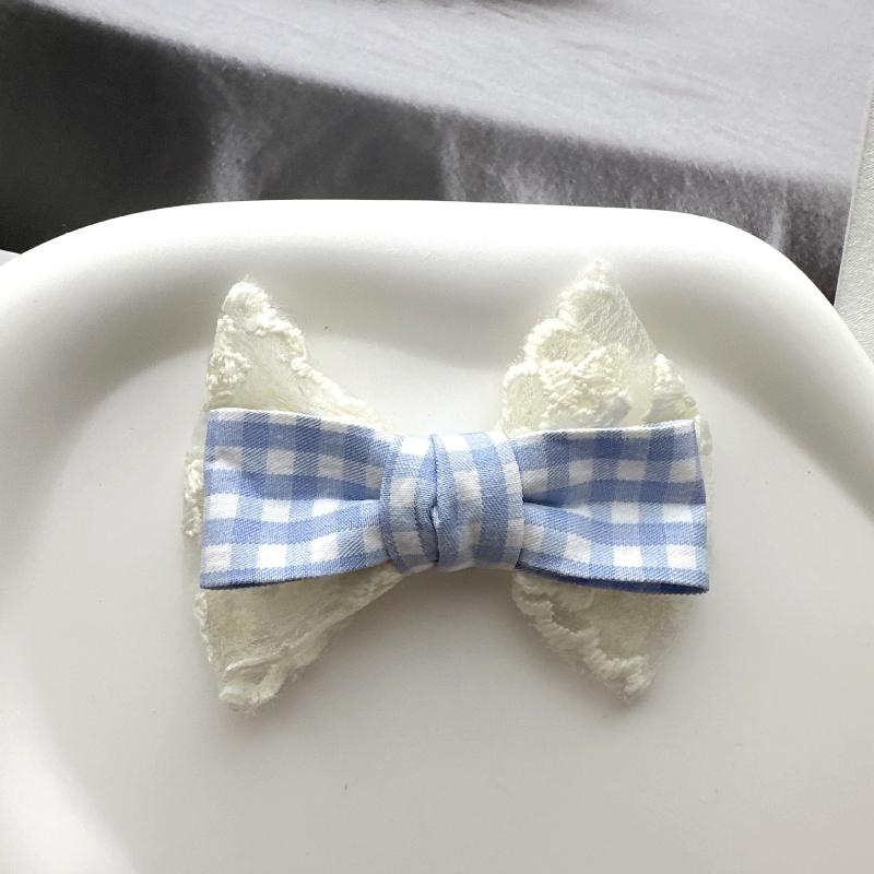 Girls Bowknot Lace Headwear Solid Color Hair Accessories Lovely Headwear Hairpins Advanced  Princess Headdress Barrettes