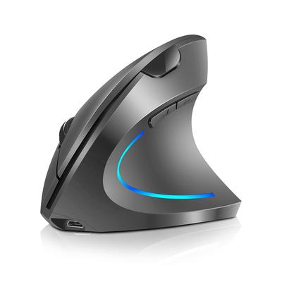 Drahtlose vertikale Maus 2,4 g wiederaufladbare 2400 dpi optische USB-Gaming-Mäuse Gamer-Mäuse für PC-Computer tragbare Maus