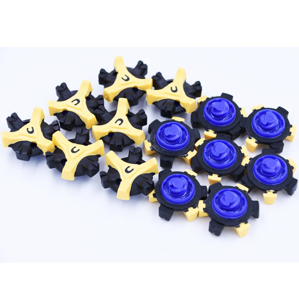 Screw-In TPU Golf Shoe Spikes with Fast Twist Tri-Lok Design