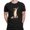 Fox And Butterfly Art Cool Animal Lovers Novelty Mens Womens T-Shirts Top #DNE1