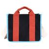 Korean Color Block Canvas Handbag Women's Fashion, Large & Small Sizes, Work & Casual Crossbody Bag