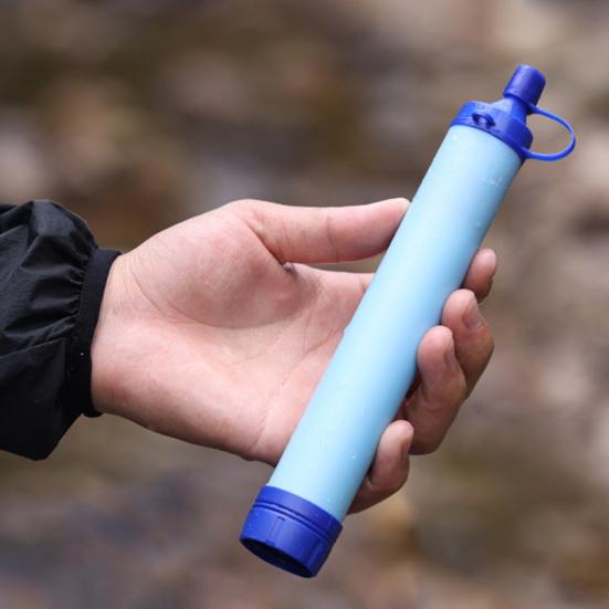 Personal Water Filter Straw Portable Water Purifier Outdoor Camping Hiking Backpacking Emergency Survival Filtration System
