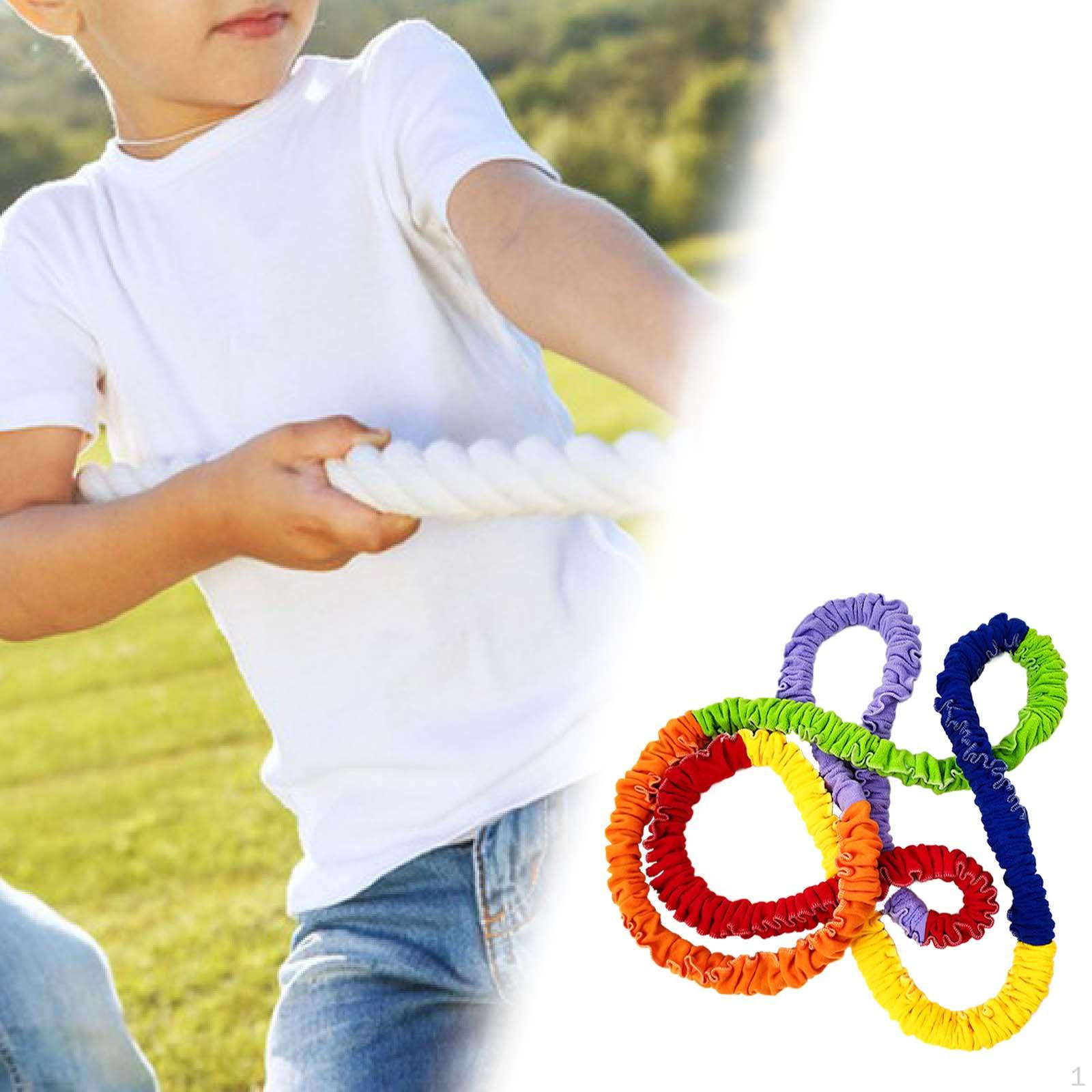 

Кооперативная растягивающаяся лента, детские уличные игрушки, креативный эластичный флисовый буксир, спортивная веревка