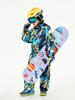 Oddivski Unisex Children's Cartoon Ski Suit - Warm, Waterproof, Windproof One-Piece for Indoor Skiing.