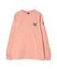 Avirex Long Sleeve Suka Embroidery Size M 090 Pink T-Shirt / Men's (783-4130009)