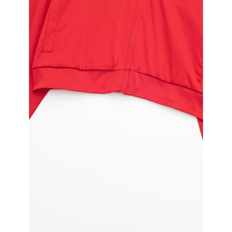 Kaslead New Arrival Women's Clothing Fashion Style Contrast Color Silk Satin Jacket Outwear Pants 2010730 7385418