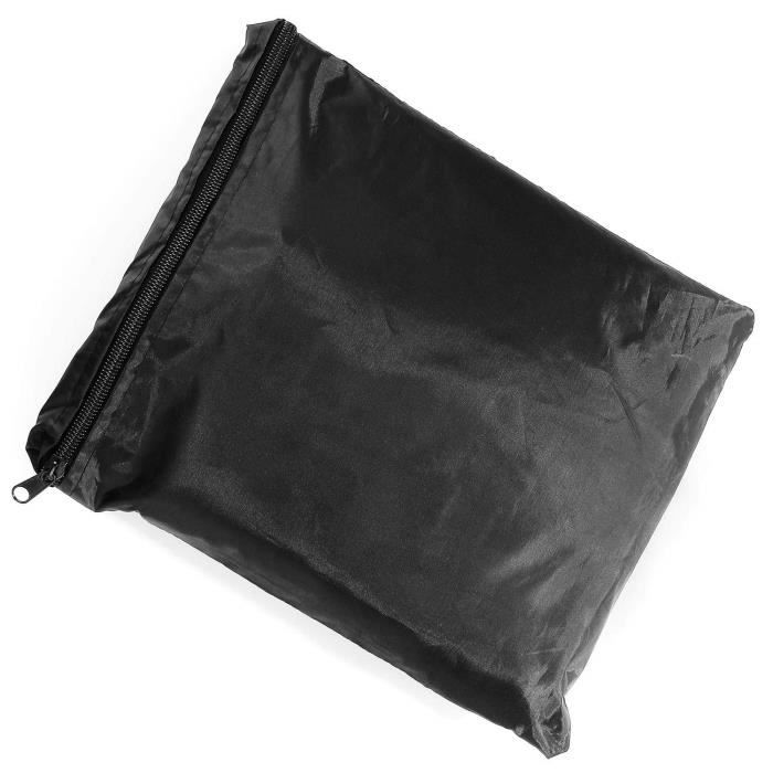 Housse de protection pour parasol déporté - imperméable - facile à nettoyer - noir
