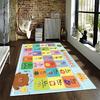 Colorful Alphabet Kids Carpet Suitable As a Non-slip Mat for the Living Room or Bedroom Sofa