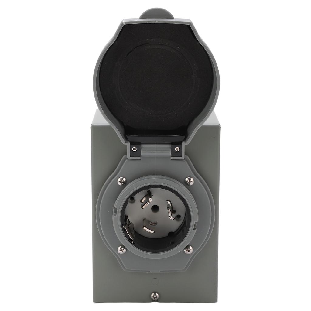 50A Generator Power Inlet Box Aluminiumlegierung Power Inlet Box 12500W AC125V 250V für Außensteckdose