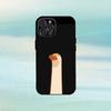 Cute Goose Cartoon Phone Case For iPhone17,16,15,14,13,12Plus,Pro Max,XS,5G Soft Silicone Black Cover