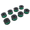 8 Pack 0.080in String Trimmer Replacement Spool Auto Feed String Trimmer Line Spool for SF080