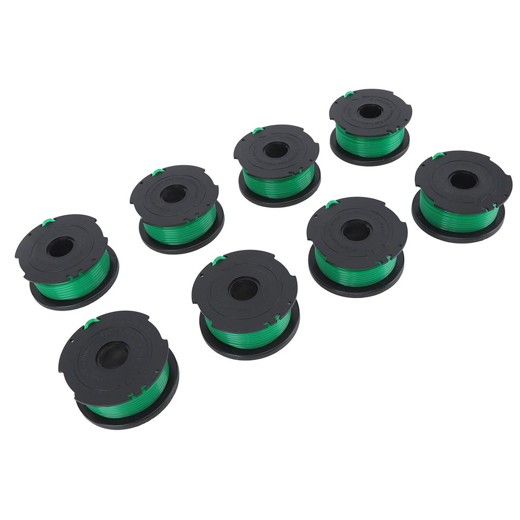 8 Pack 0.080in String Trimmer Replacement Spool Auto Feed String Trimmer Line Spool for SF080