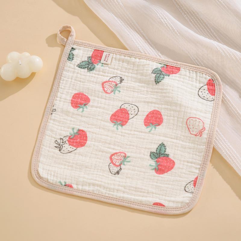 Pure Cotton Baby Gauze Towel & Small Drool Bib Set for Newborns - Soft & Gentle A-Class