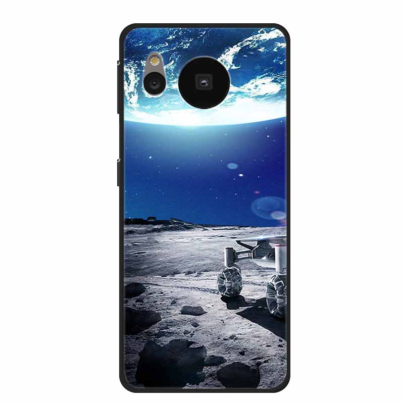 Per Custodia Sharp Aquos Sense 8 Cover Telefono Sense8 Silicone Nero Morbida Cover Posteriore Custodie Coque