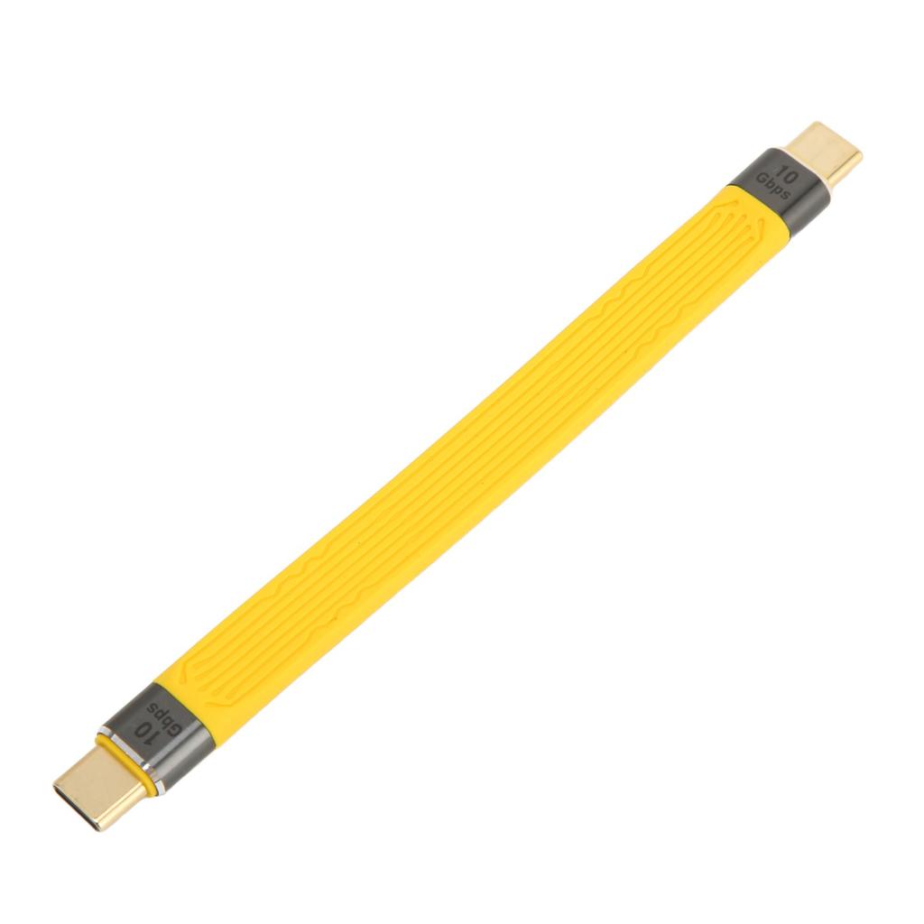 USB C To USB C Cable 5.3in Long Male To Male 100W 5A Fast Charge 10Gbp Type C To Type C Cable for Transmission