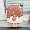 Schoolbag Korean version cute children's schoolbag kindergarten boys and girls cartoon ice cream eggshell backpack children go out light bag