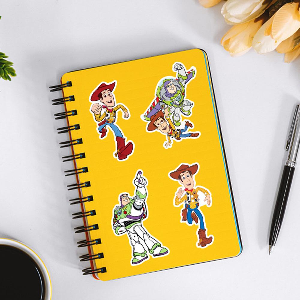 10/30/50pcs Cartoon Cute Stickers Anime Buzz Lightyear Graffiti Decals Scrapbook Luggage Phone Car Funny Woody Sticker