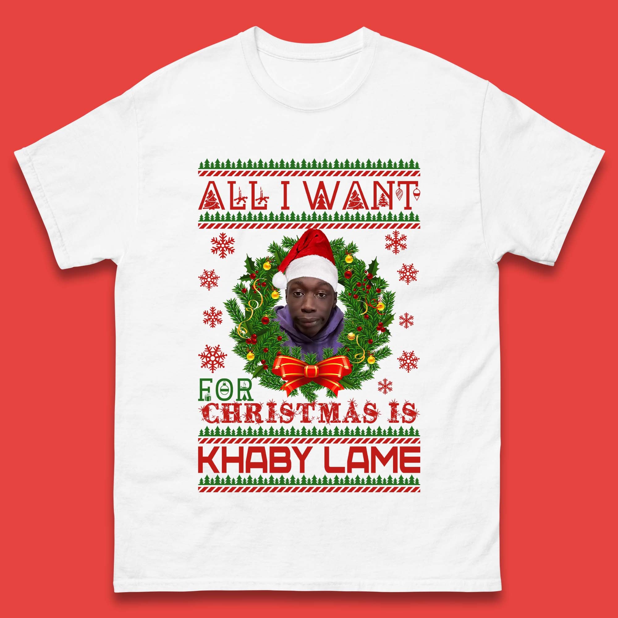 Want Khaby Lame For Christmas Mens T-Shirt Womens Tops Tees 3XL