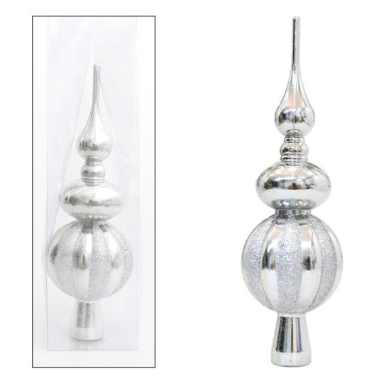 Christmas Tree Topper Xmas Glitter Treetop Topper Anti-slip Bottle Gourd Shape Christmas Tree Decoration Create Atmosphere Party Decor