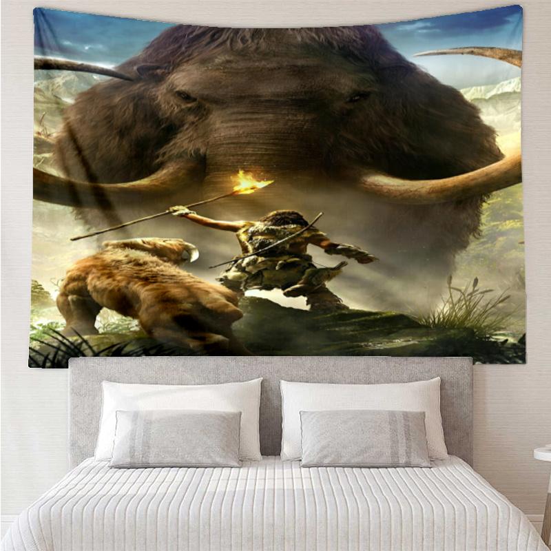 Far Cry Print Tapestry, Backdrop, Easy Setup, Ideal for Bedroom, Office & Living Room, with Aesthetic Wall Hanging Decor.